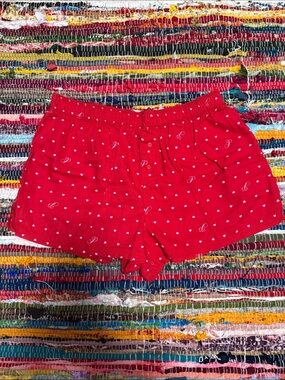 PINK Victoria's Secret Red Heart-Print Shorts